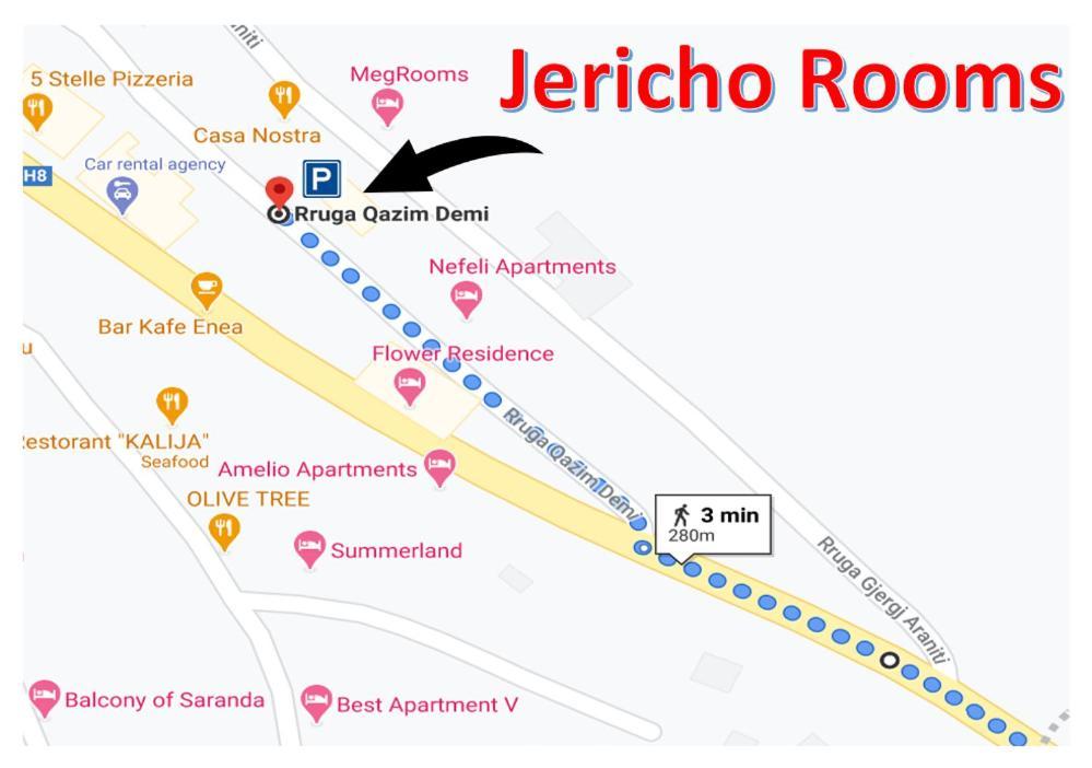 Jericho Rooms Sarande Ngoại thất bức ảnh